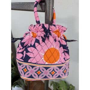 Vera Bradley Emma Love me small pink, orange & blue cinch bag